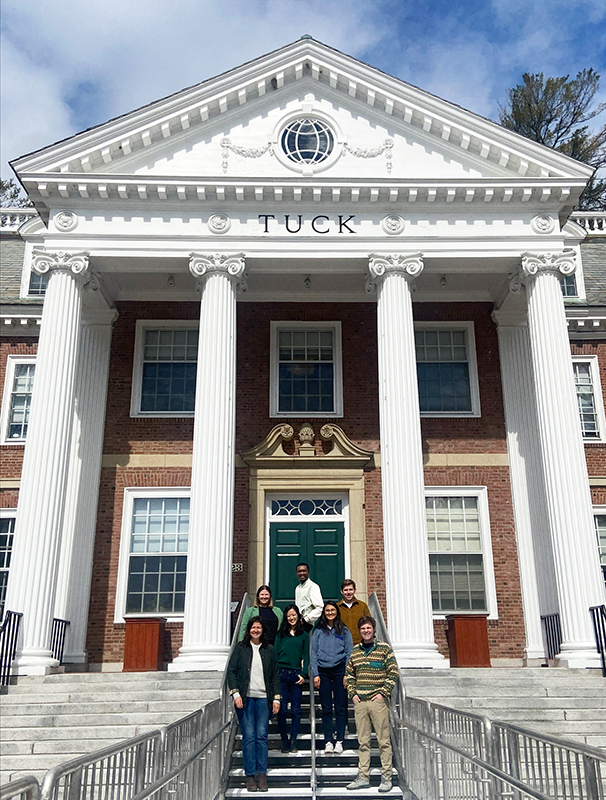 TSID Students in front of Tuck Hall